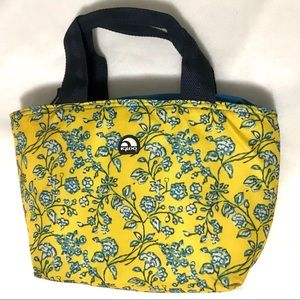 Igloo Lunch Cooler Bag Yellow & Print Floral Print